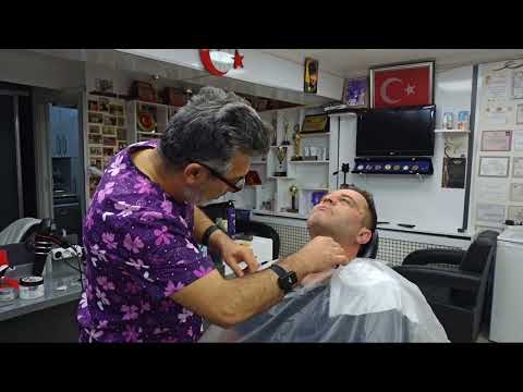 HAIR AND BEARD TRIMMING AND MASSAGE WITH MUNUR ONKAN