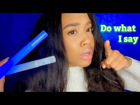 ASMR Do What I Say 🤭😴 ASMR Follow My Instructions For Sleep (Fast Pace)