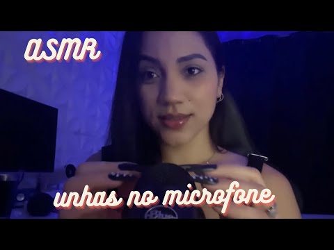 UNHAS NO MICROFONE+GATILHOS/LEINHA ASMR #asmr #relax #relaxing #satisfying