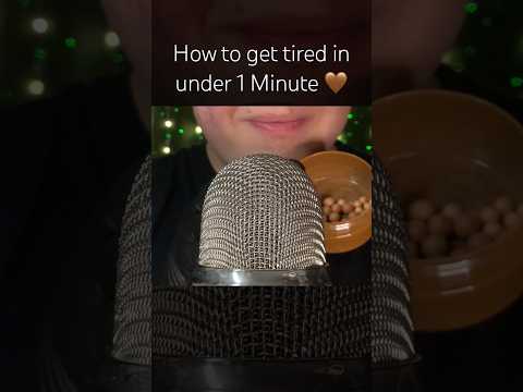 How to get tired in under 1 Minute! 🤍 #asmr