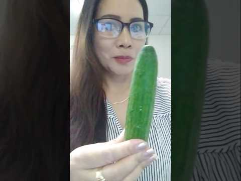 ASMR CRUNCHY CUCUMBER #food #everyone #shortsfeed #mukbang #eatingsounds