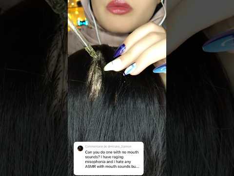 Scalp care & massage 💆🏻‍♀️🎀 #asmr #satisfying #visualtingle #asmrmassage #asmrscratching #shorts