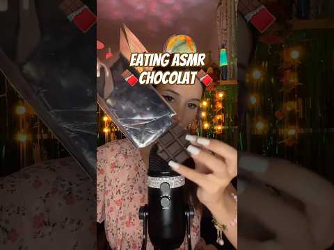 Du chocolat des moins gourmands 🥲✨🍫 #eatingasmr #chocolate #mouthsounds #drole #asmrfrançais #asmr