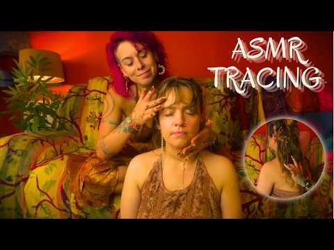 Watch This For Tingly Sleep 🧡 Soft Spoken ASMR Real Person REIKI & RELAX, Face Tracing/Skin Brushing