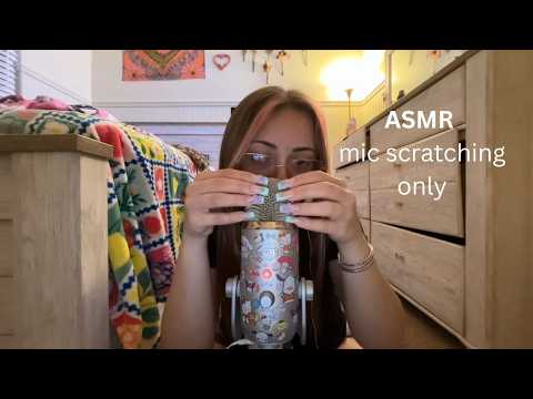 ASMR mic scratching only