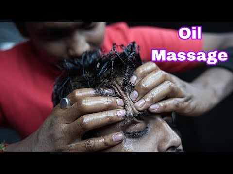Best Satisfying Head Scratching Heavy Oil ASMR Head Massage For Deep Sleep | Tapping & Scratching