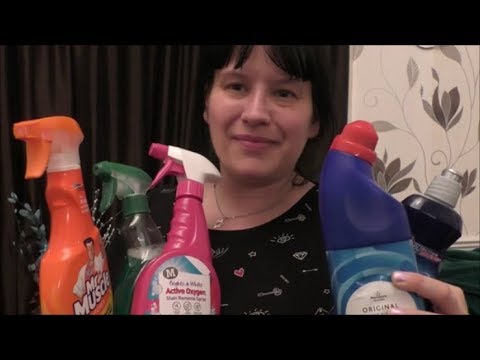 ASMR - MEGA FAST TAPPING on Cleaning Products