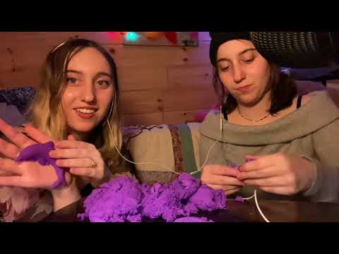 Playing With Kinetic Sand w/ my Twin ASMR