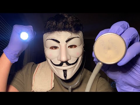 ASMR - MÉDICO MILITAR cura TU HERIDA - Roleplay Español