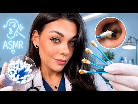 ASMR: Limpando Seu Ouvido Inflamado 👂🏼💉🍯 (COMPILADO) 