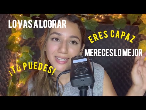 ASMR AFIRMACIONES POSITIVAS EN INAUDIBLE BINAURAL Y SOFT SPOKEN