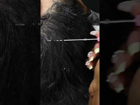 Messing with my husband hair #fyp #asmr #satisfying #foryoupage