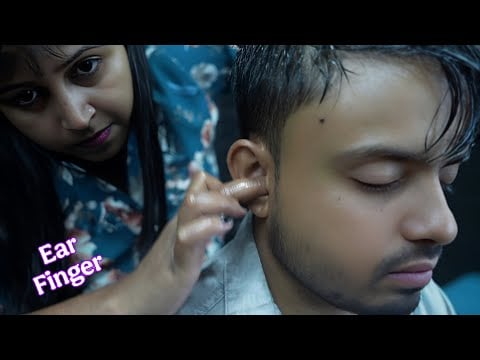 Chaitali's ASMR Ultimate Ear Finger Massage: Heavy Oil & Tingles | Tapping & Scratching Head Massage