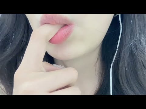 💦 ASMR Spit Painting for Sleep | Mouth Sounds & Wet Triggers | No Talking | ASMR by Chinese Girl