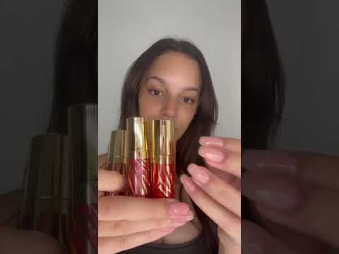Asmr lipgloss application