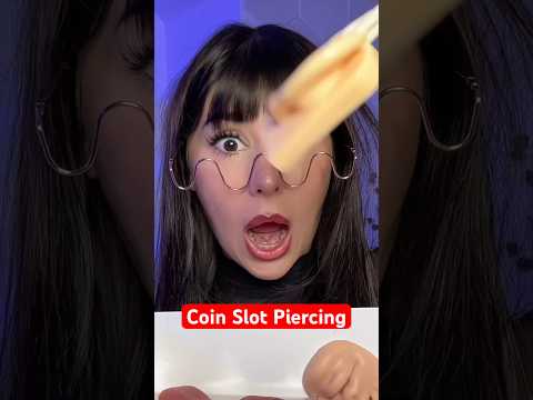 ASMR Piercing Your Coin Slot #asmr #comedy #shorts