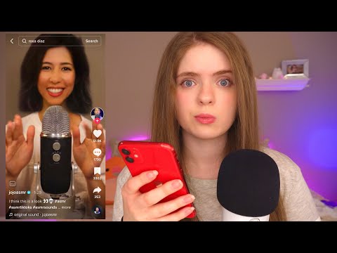 ASMRtist REACTS TO TIKTOK ASMR!