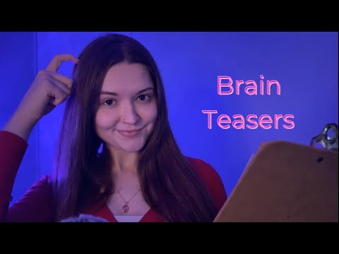 ASMR IQ Test 🧩 Whispered Riddles (With Answers!)