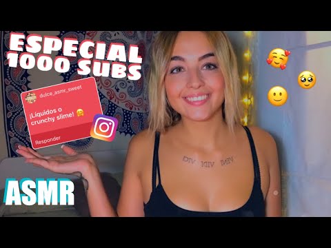 ASMR Español | Mis SEGUIDORES deciden mi ASMR | ESPECIAL 1k ♥️ (PARTE 1)