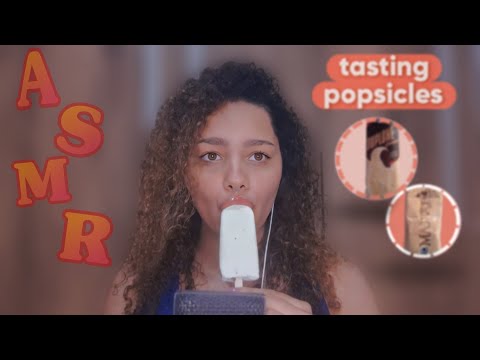 ASMR * Provando picolés 🍦🤤#asmr #mouthsounds  #relax