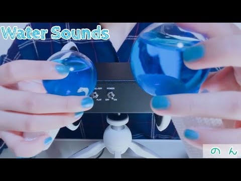 【ASMR】目からも耳からも癒される水の音をお楽しみください...✨[Enjoy the sound of water soothing from your eyes and ears]