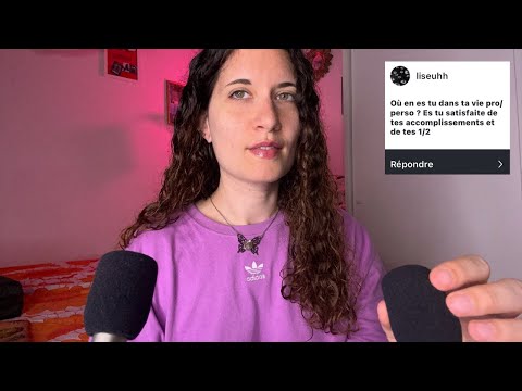 ASMR BLABLA - Ma vie est chaotique (+questions que vous m'avez posé)
