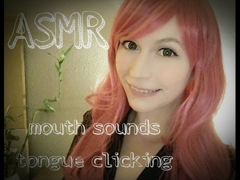 ASMR Mouth Sounds . Tongue Clicking . Follow The Pen