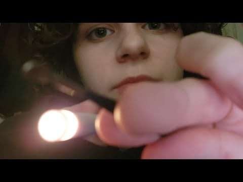 lofi asmr inspecting and repairing you (soft spoken, camera touching, personal attention)