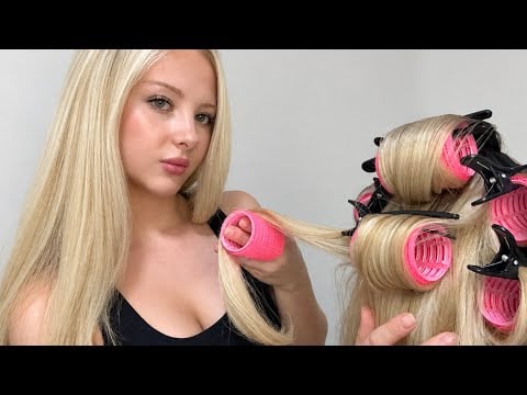 Big Sister Styles Your Hair / Hair Play ASMR 🎀🪮