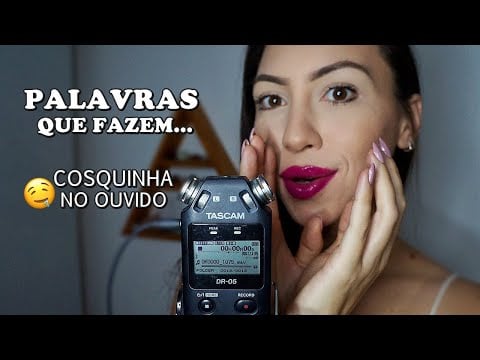 ASMR PALAVRAS QUE mais ARREPIAM E AFIRMAÇÕES para paz interior  (sussurros, sons de boca, tingles)