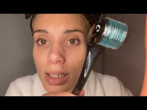 ASMR Rude Friend Does your Skincare