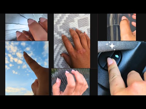 Tapping and Scratching outdoors ASMR 💓