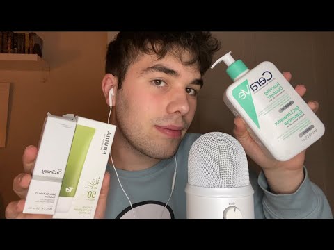 ASMR CON MIS PRODUCTOS DE SKINCARE 💆‍♂️