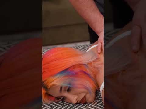 Unique Deep Tissue Hammer Back Massage for Roxy #backmassage