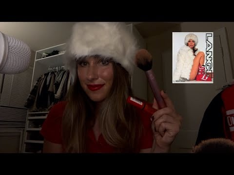 ASMR My Halloween Makeup Look 🎃✨ (tapping, tongue clicking, grwm, makeup application) 