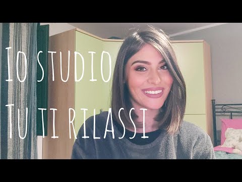 Asmr ita |  Io studio e tu ti rilassi