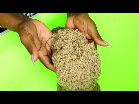 ASMR + Kinetic Sand Poking Cutting Play/Relaxation