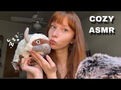 ASMR ⋆.˚☁️⋆ COZY TRIGGERS (fluffy mic scratching, visuals, hand sounds + ) ᶻ 𝗓 𐰁