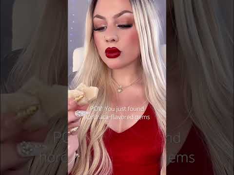 Crunchy horchata crystal candy?! ASMR never sounded so good 😌✨ #asmr #satisfying #candyasmr