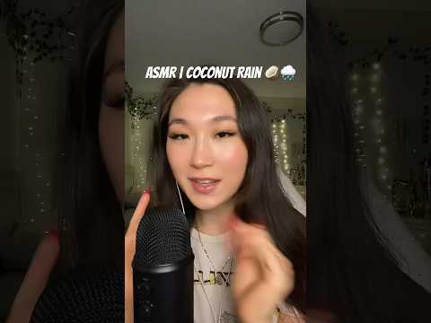 ASMR | Coconut Rain Crispy Sounding Tingles (credit to artist angelic lofi asmr)