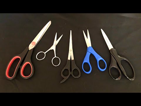 ASMR- Fast and Aggressive Scissor Sounds and Paper Cutting - (No talking)