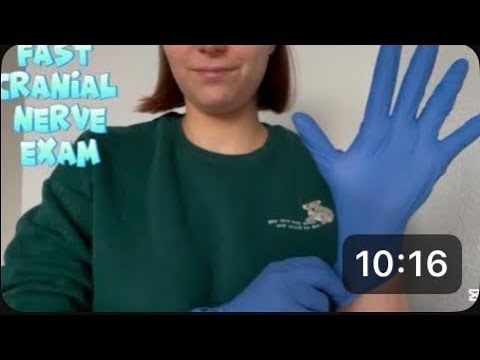 Fast Cranial Nerv Exam ⚡️👩🏽‍⚕️ | ASMR 