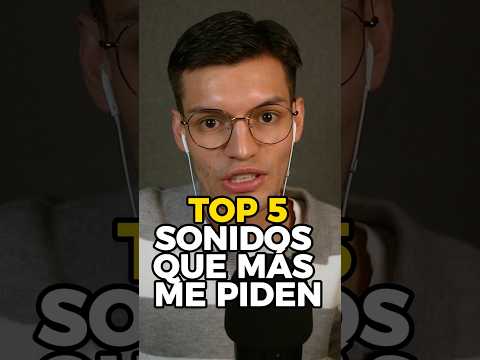 LOS 5 ASMR QUE MÁS ME PIDEN #asmr #shorts #asmrvideo #comedia