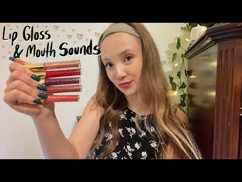 ASMR Lip Gloss Application & Mouth Sounds