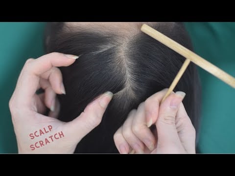 ASMR Head Scratching On Real Person With Breathing Noise For Reduce Stress, Anxiety