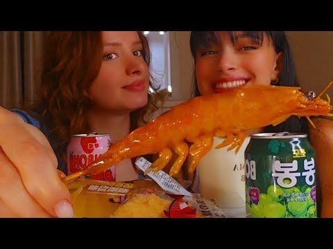ASMR Trying snacks from the Chinese market (fail)