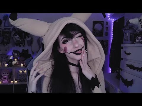 LIVE ASMR it's a BIRTHDAY STREAM dressed as Mimikyu 😇 (my bday was on the 21st lol) !socials