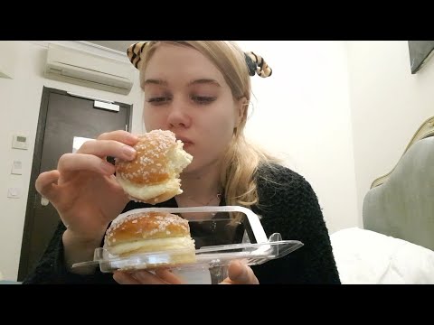 ASMR eating saddness away mukbang