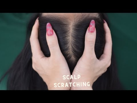 ASMR Head Massage No Talking, Hair Parting, Hair Brushing, Hair Treatment Real Person For Sleep
