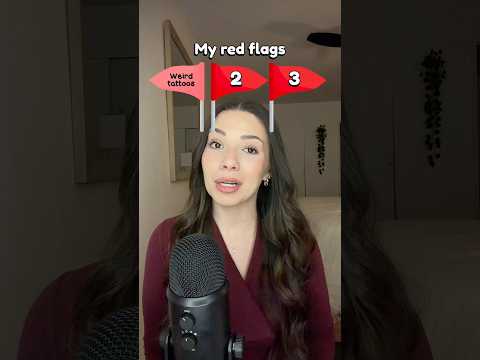 ASMR MY RED FLAGS??  #asmr #whispering #relaxing #redflags